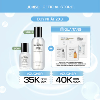 Tinh chất dưỡng da Ốc sên JUMISO Snail Mucin 95 + Peptide 140ml