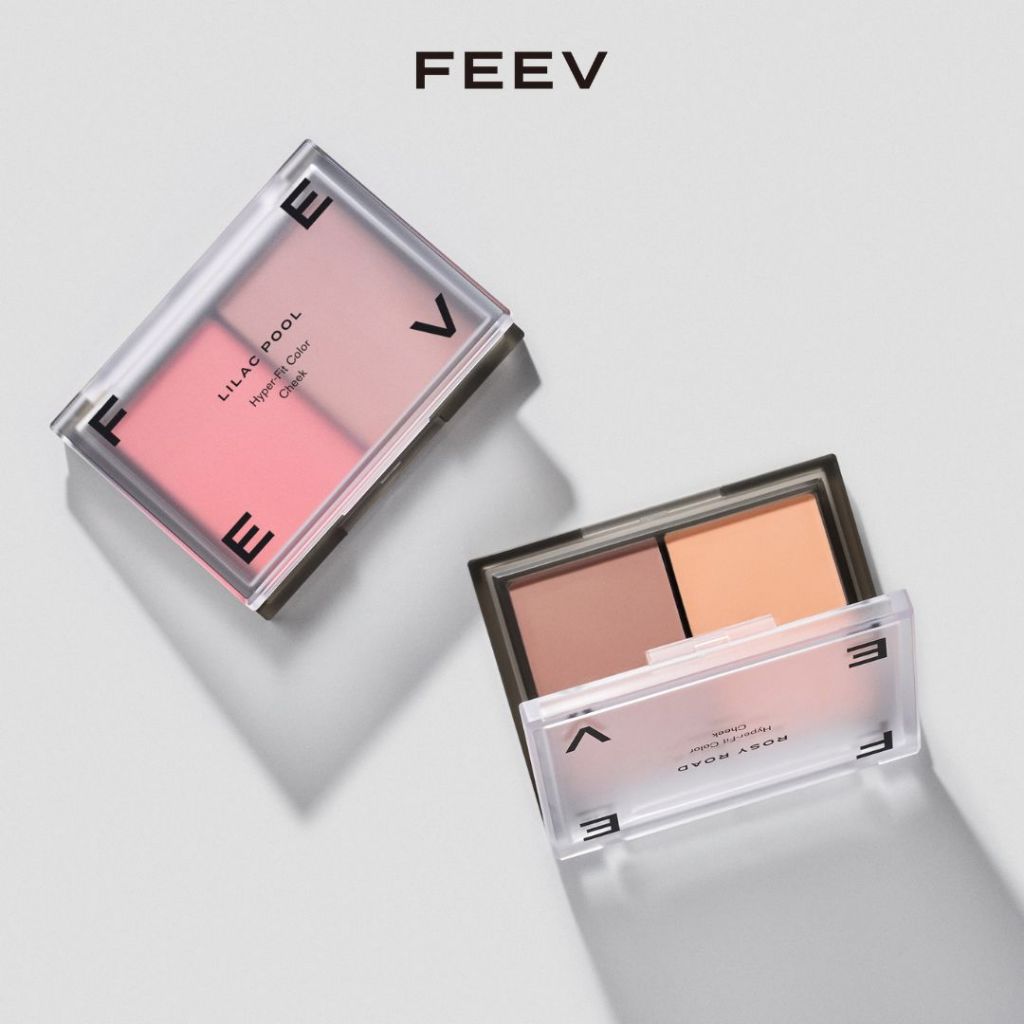 Bảng phấn má hồng FEEV Hyper-fit Color Cheek thuần chay 8.2g 2 màu sắc