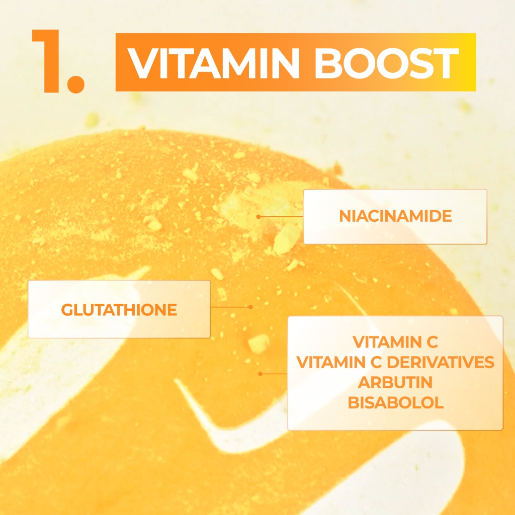 Numbuzin mặt nạ dưỡng sáng da Vitamin Spotlight số 5+
