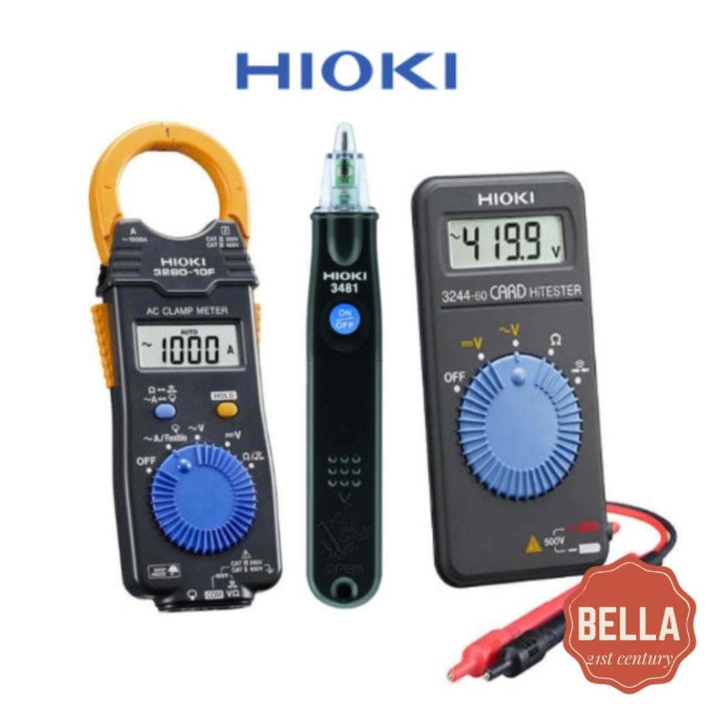 Hioki 3280-10F Đồng hồ đo kẹp AC 1000A / Bút kiểm tra máy dò điện áp 3481-20 / 3480-40 / Thẻ Hiteste