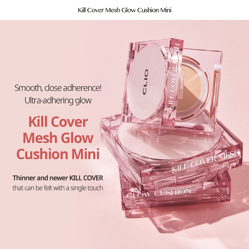 CLIO [Cio] Kill Cover Bộ đệm Mini bán chạy nhất (Áo nỉ mới / Lưới phát sáng / Đệm cố định da) | BigBuy360 - bigbuy360.vn