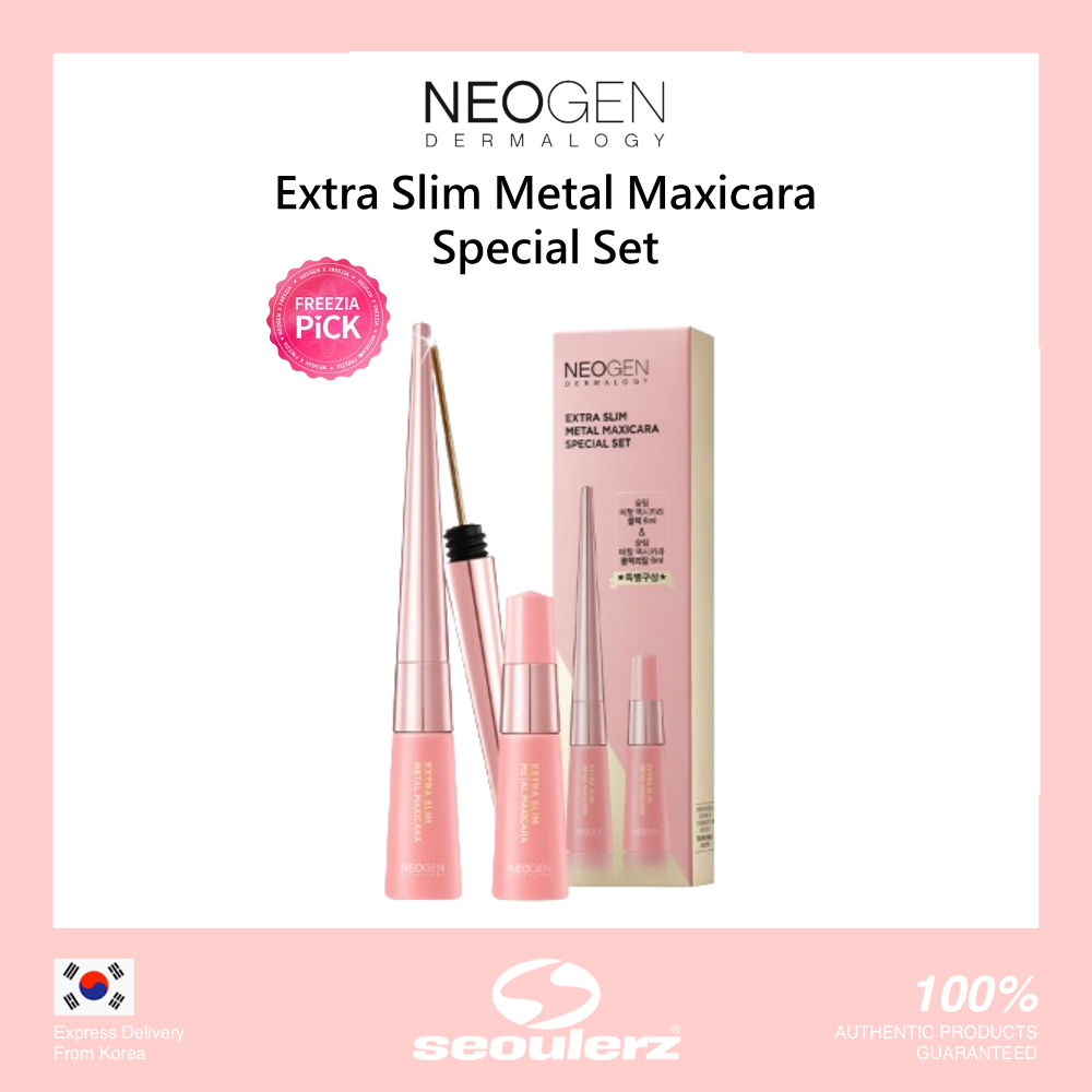 [Neogen Dermalogy] Slim Metal Maxicara Mascara + Refill 6ml + 6ml