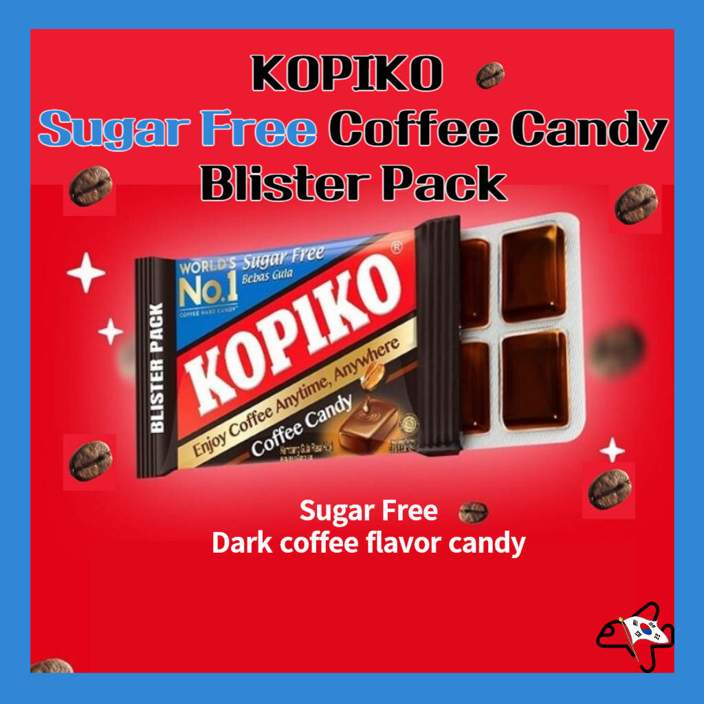 Gói vỉ kẹo cà phê không đường Kopiko / Doctor slump Park Hyung-sik / Song Joong ki / Vincenzo Candy 