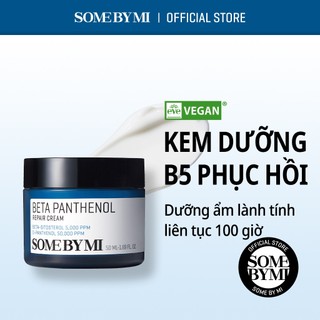 Kem dưỡng Phục hồi da B5 với D-Panthenol 5% và Peptides Some By Mi Beta-Panthenol Repair Cream 50ml