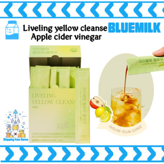 Giấm táo giảm cân Liveling Yellow Cleanse hỗ trợ tiêu hóa, cho cơ thể nhẹ nhàng,  (15ml x 30 gói)