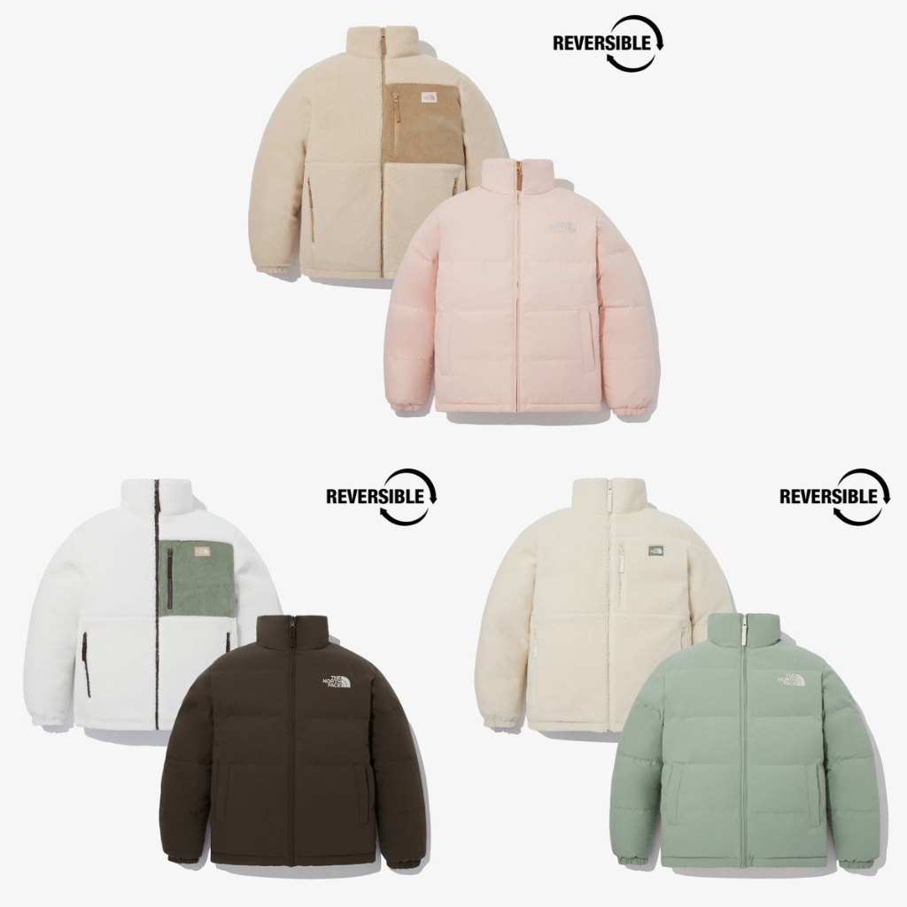 [The North Face]  Korea Winter Reversible Be better Down Jacket _ 3 Colors; Áo Khoác Phao The North Face Có Thể Đảo Ngược Tốt Hơn Mùa Đông Gồm 3 Màu Tùy Chọn