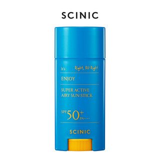 Scinic tận hưởng thanh chống nắng thoáng mát siêu năng động spf 50 + / 15g