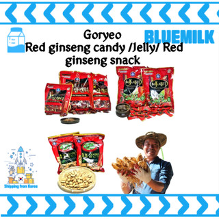 Kẹo hồng sâm Hàn quốc Geumsan 800g/ Thạch jelly bổ sung hồng sâm 500g/ Bánh quy snack vị hồng sâm 400g ( Chính hãng Hàn Quốc