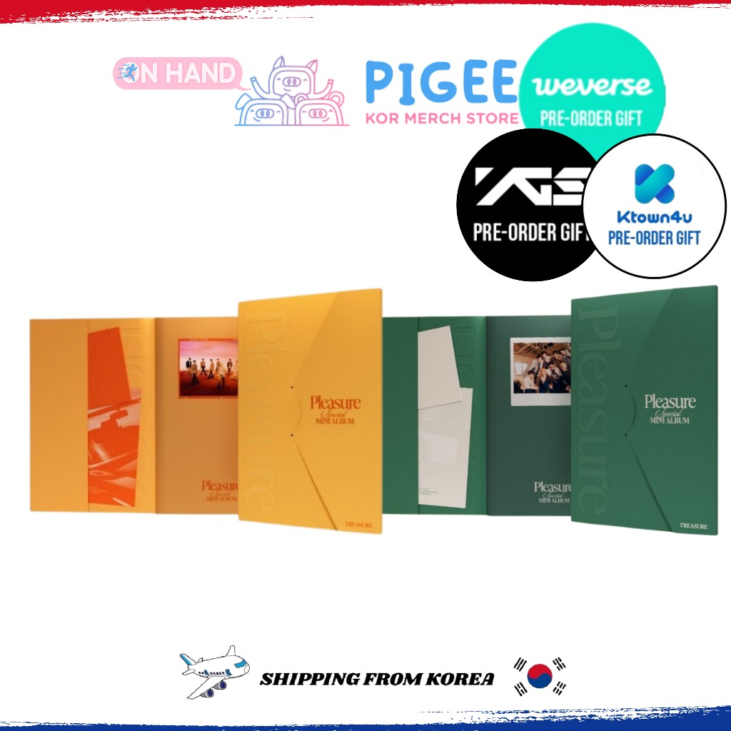 [POB] TREASURE - [ PLEASURE ] SPECIAL MINI ALBUM