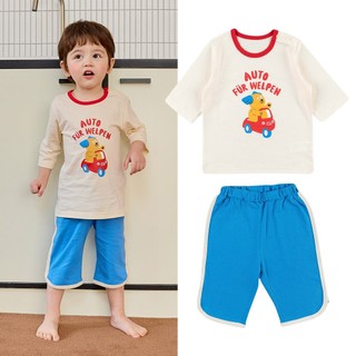 Cordi-i Bộ thun lửng cao cấp cho bé Good Biker (24SS) -CT115 từ Hàn Quốc Quần áo mặc nhà mùa xuân hè thu cho bé trai bé gái