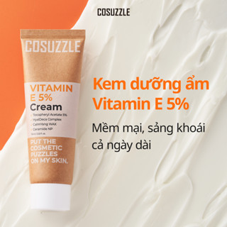 COSUZZLE Kem dưỡng ẩm Vitamin E 5% da dầu da nhạy cảm làm dịu da không nhờn dính dưỡng ẩm chăm sóc