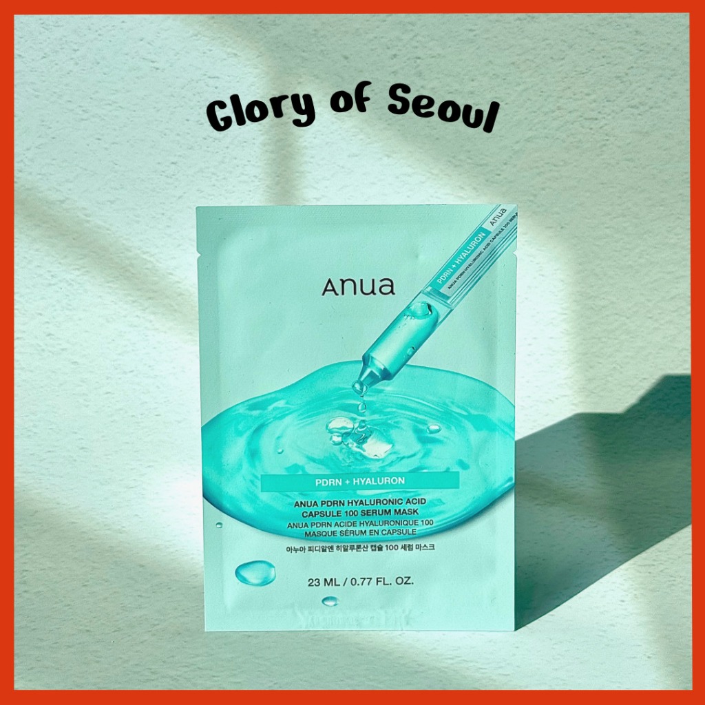 ANUA PDRN Hyaluronic Acid Capsule 100 Serum Mask 1 tờ