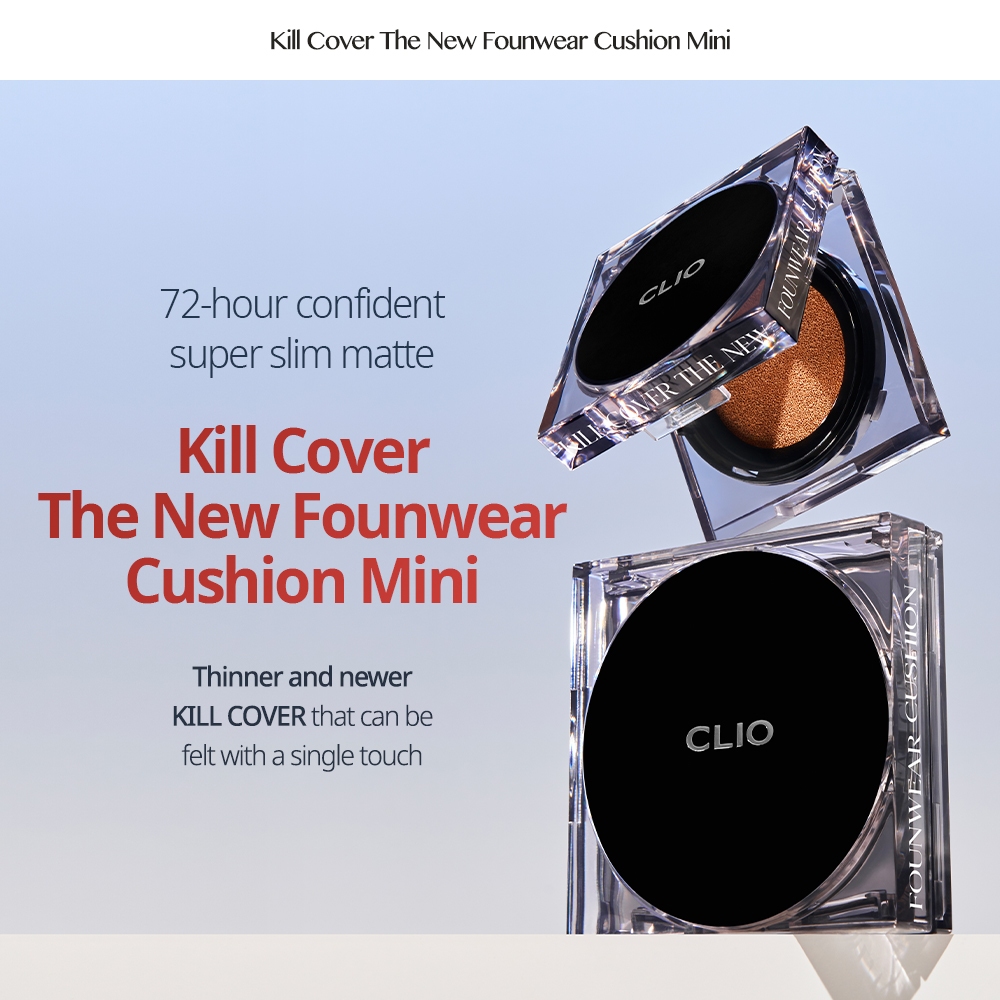 CLIO [Cio] Kill Cover Bộ đệm Mini bán chạy nhất (Áo nỉ mới / Lưới phát sáng / Đệm cố định da) | BigBuy360 - bigbuy360.vn