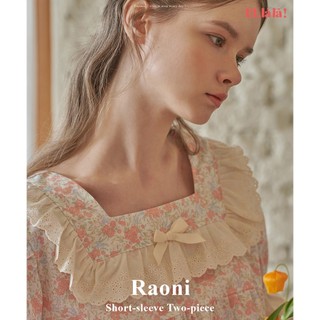  (24148WTSSN) Kem hai mảnh tay ngắn ULLALA PAJAMAS Raoni (40'S) Free Size