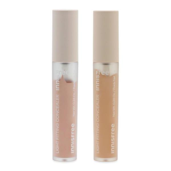 Innisfree Light Fit Concealer Dark Circle Cover - Màu be đào / Màu be cá hồi