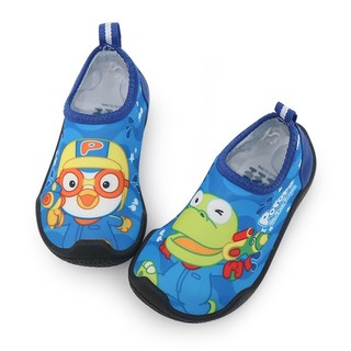 Giày thể thao trẻ em Pororo Crong màu xanh