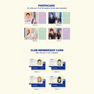 BLACKPINK - The Game Photocard Collection (SPORTY BLACKPINK)
