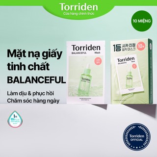  Mặt nạ giấy cho da mặt chứa serum BALANCEFUL CICA, làm dịu và cân bằng cho da mụn, sử dụng hàng ngày, 10 miếng