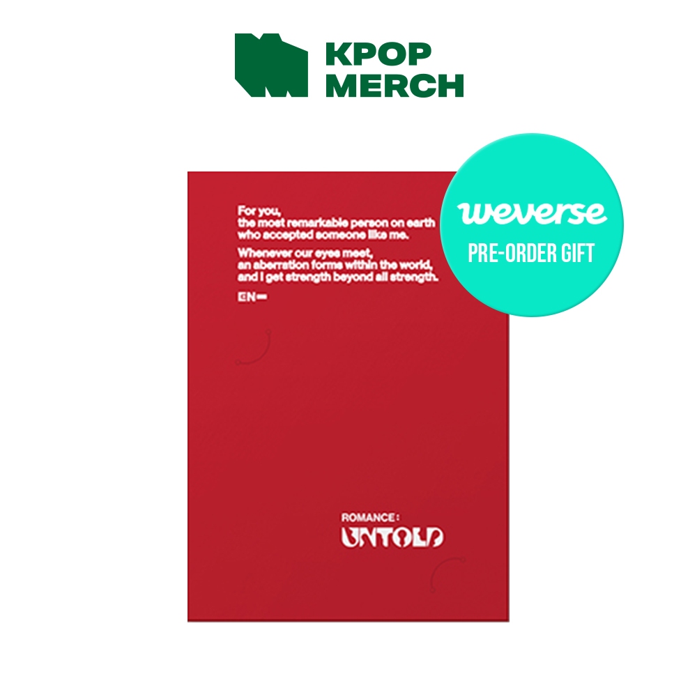 Hybe Labels (Weverse POB) ENHYPEN - 2nd Full Album [ Romance Untold ]_Engene ver (Random)