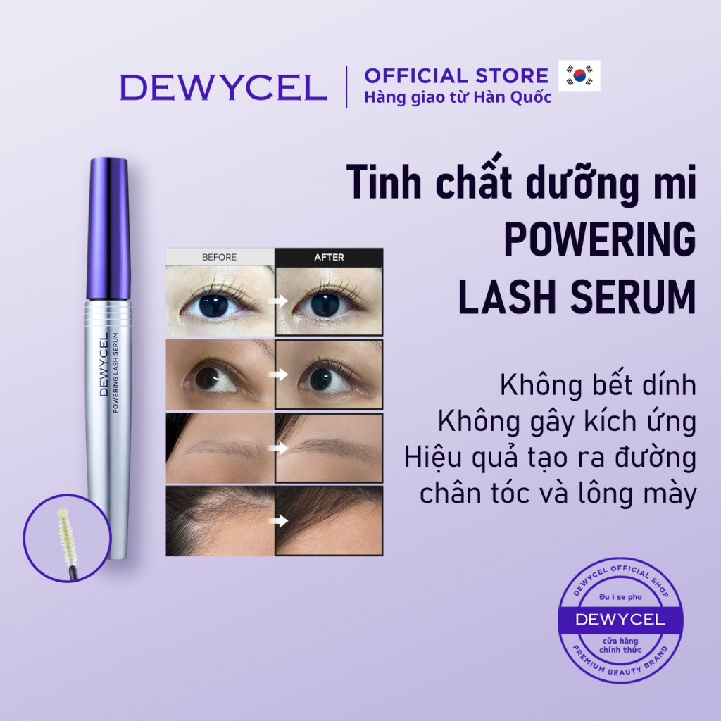 DEWYCEL Powering Lash Serum dưỡng mi 9ml