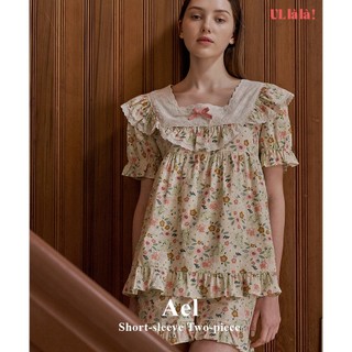  (24169WTSSN) ULLALA PYJAMAS Bộ ngủ mặc nhà Ael Vanilla (40'S) Free Size