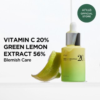 [Anua Official] Serum vitamin C 20% ANUA Green Lemon Vita C Blemish dưỡng sáng da, mờ thâm 20ml