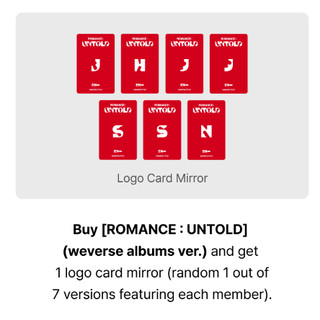 ENHYPEN - ROMANCE: UNTOLD (Weverse Albums ver.)