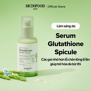   SKINFOOD Official  Serum Măng tây Glutathione Spicule 50ml   Glutathione 99% tinh khiết   Serum vi kim   Cải thiện quá trình tái tạo da   Asparagus Glutathione Spicule Serum 