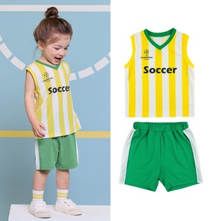 Cordi-i Set thể thao vải Mesh thoáng mát Soccer Tank top Outfit Set (24SS) -CT125 từ Hàn Quốc Xuân Hè Quần áo mùa thu cho bé trai bé gái