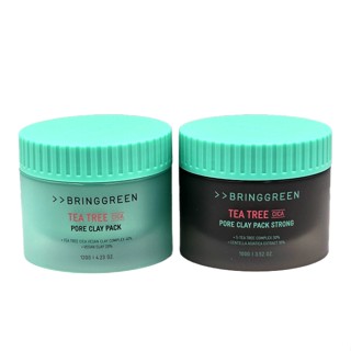   Mang theo màu xanh lá cây  Tea Tree Cica Clay   Strong Pack 120g   100g 