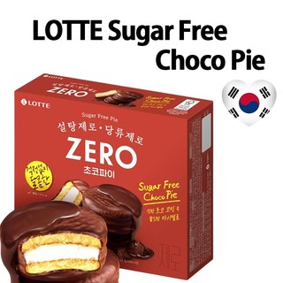 Lotte Sugar Free Zero Sweet Snacks Zero Choco Pie 28g * 12ea