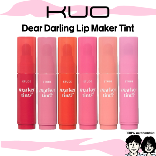 [Etude House] Dear Darling Lip Marker Tint (6 shades)