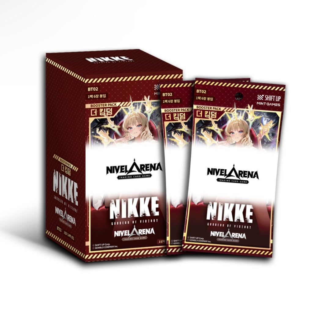 Nikke Goddess Of Victory NIVEL ARENA Card The Kingdom Booster Box Hàn Quốc BT02
