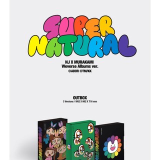 (WEVERSE ALBUMS VER.) NEWJEANS [SUPERNATURAL] NJ X MURAKAMI (21st Jun.2024)