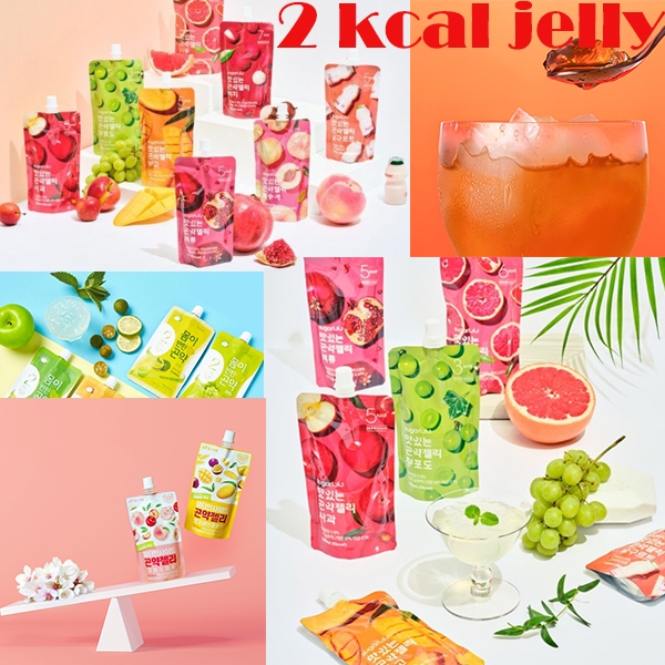 [2kcal diet sweet arythritol konjac Jelly 150ml] KHÔNG Đường Không Mỡ Konjak devil 's-tongue Jelly