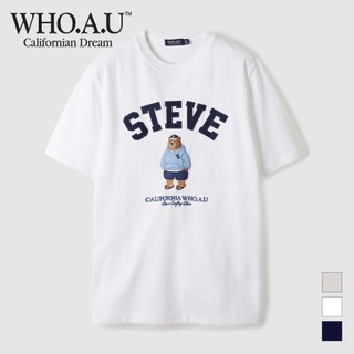  Áo Thun Steve Patch Short Sleeve T-shirt Unisex Style | WHRAE3794U