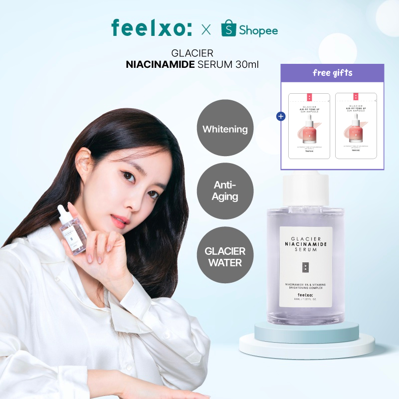 Serum FEELXO nước sông băng Niacinamide 5% 30ml I Niacinamide 5% + Phức hợp đa vitamin