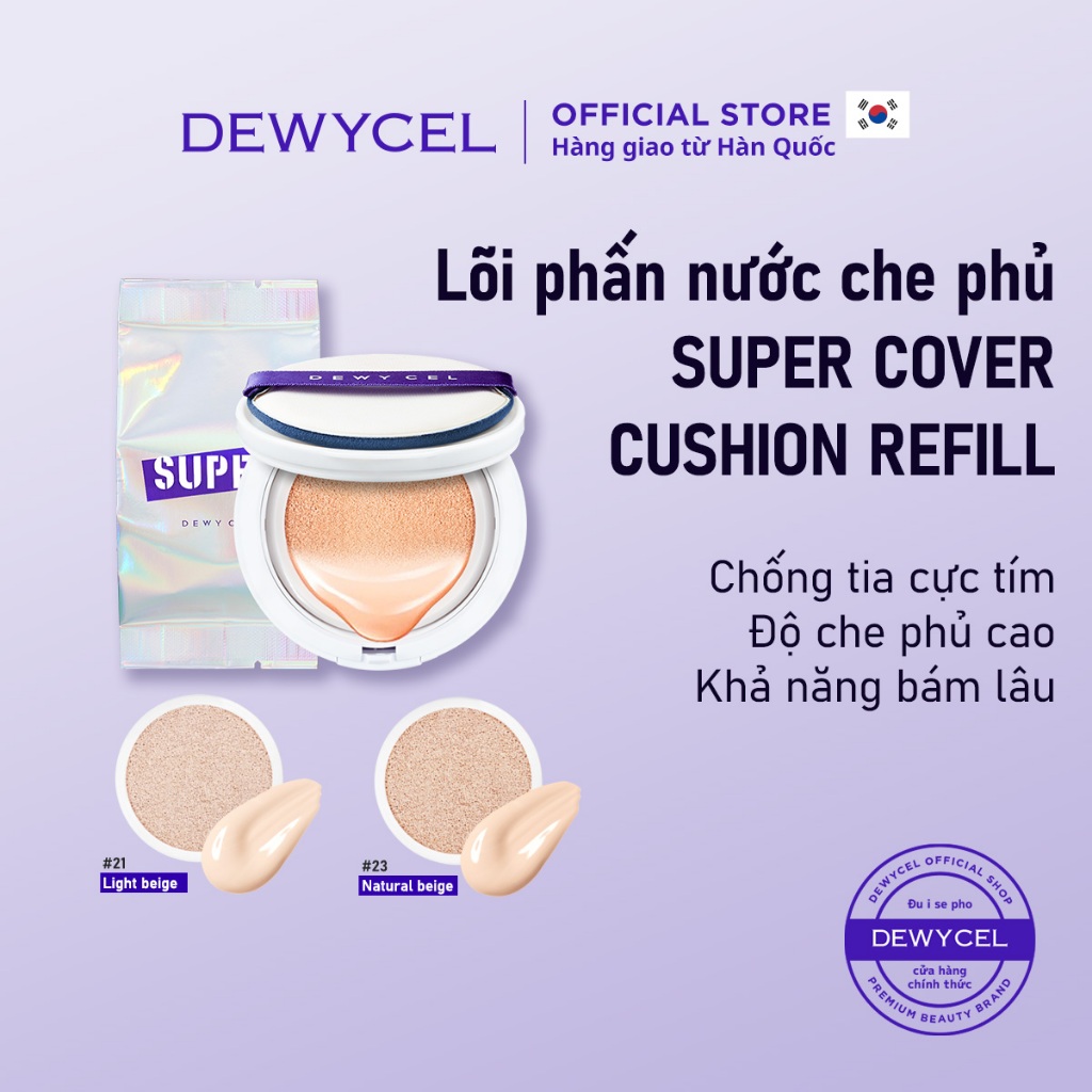 DEWYCEL Super cover cushion refill phấn nước