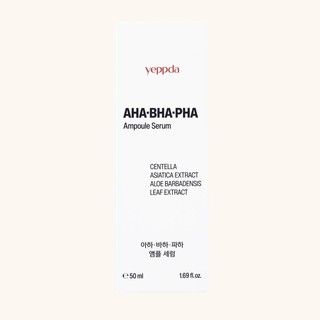 yeppda aha+ bha+ pha ampoule serum 50ml