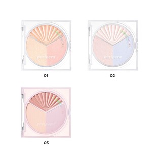 [PERIPERA] Phấn Bắt Sáng Trong Suốt Bắt Sáng Tốt V Highlighter 8.3g (3 màu)