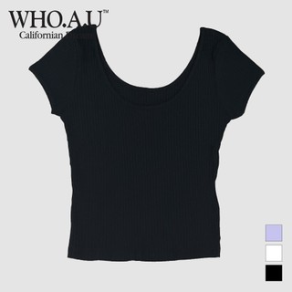 Áo thun u-neck short sleeve t-shirt women style | whrac2791f
