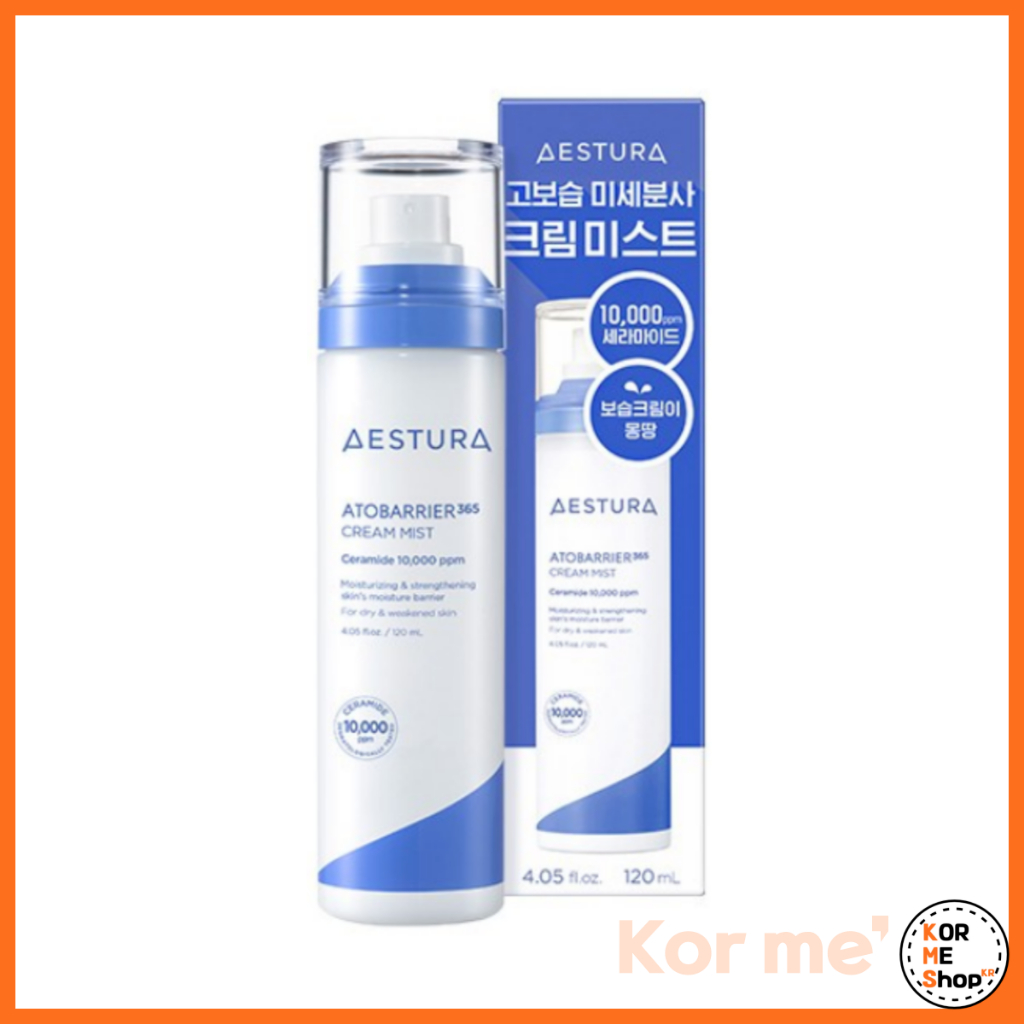 Kem Mist Aestura Atobarrier 365 120ml / High Ceramide, Xịt siêu mịn, Công thức không gây dị ứng
