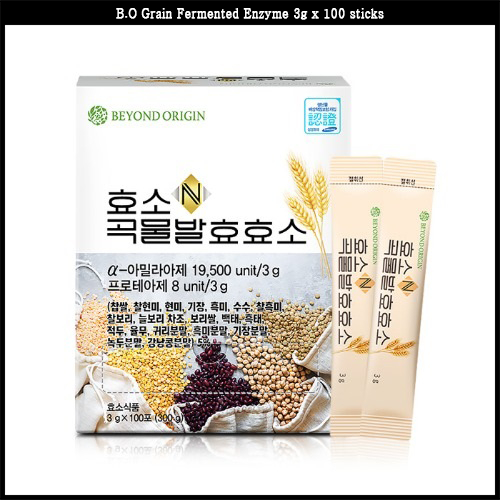 B.O Grain Fermented Enzyme 3g x 100 que Amylase Protease cho tiêu hóa