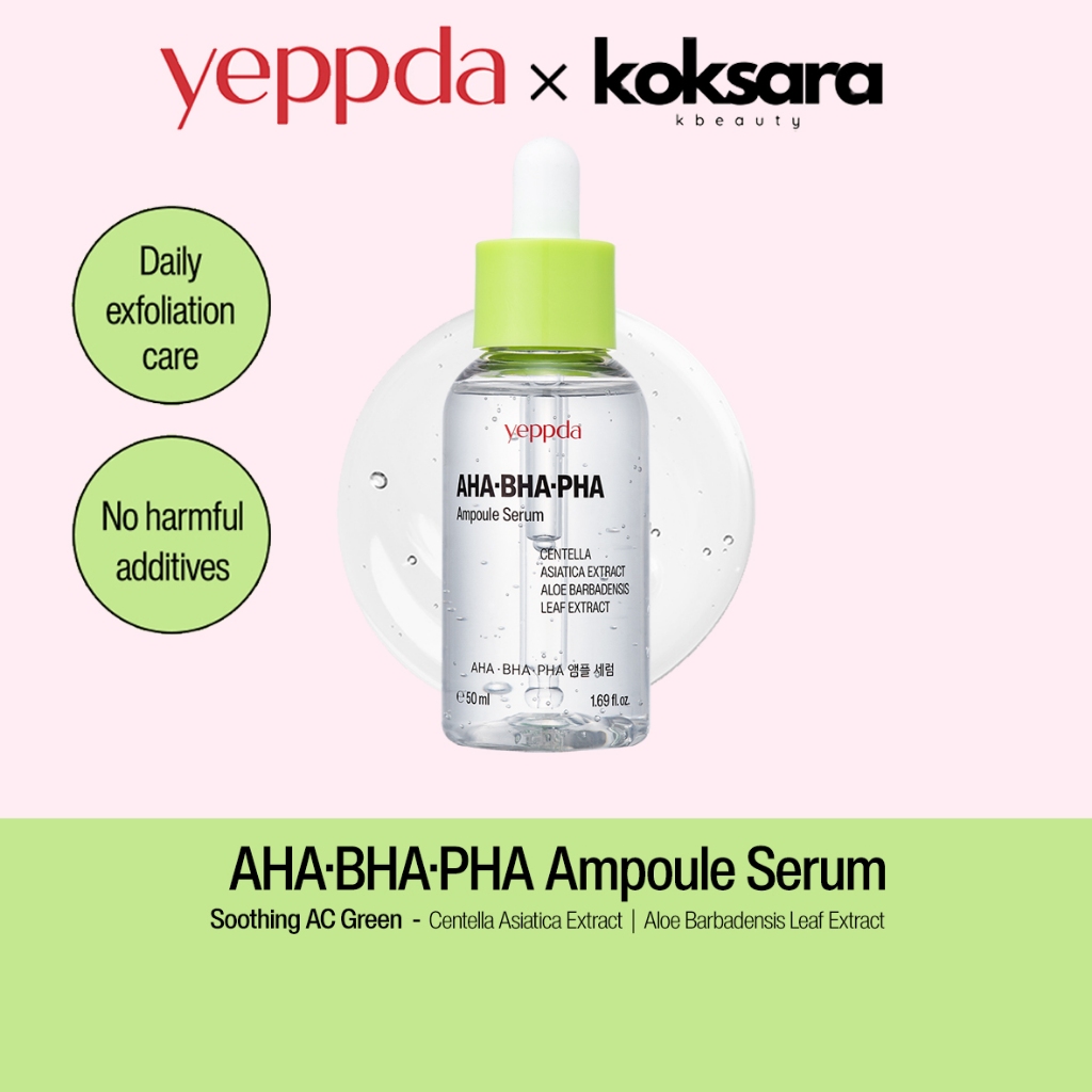yeppda aha+ bha+ pha ampoule serum 50ml