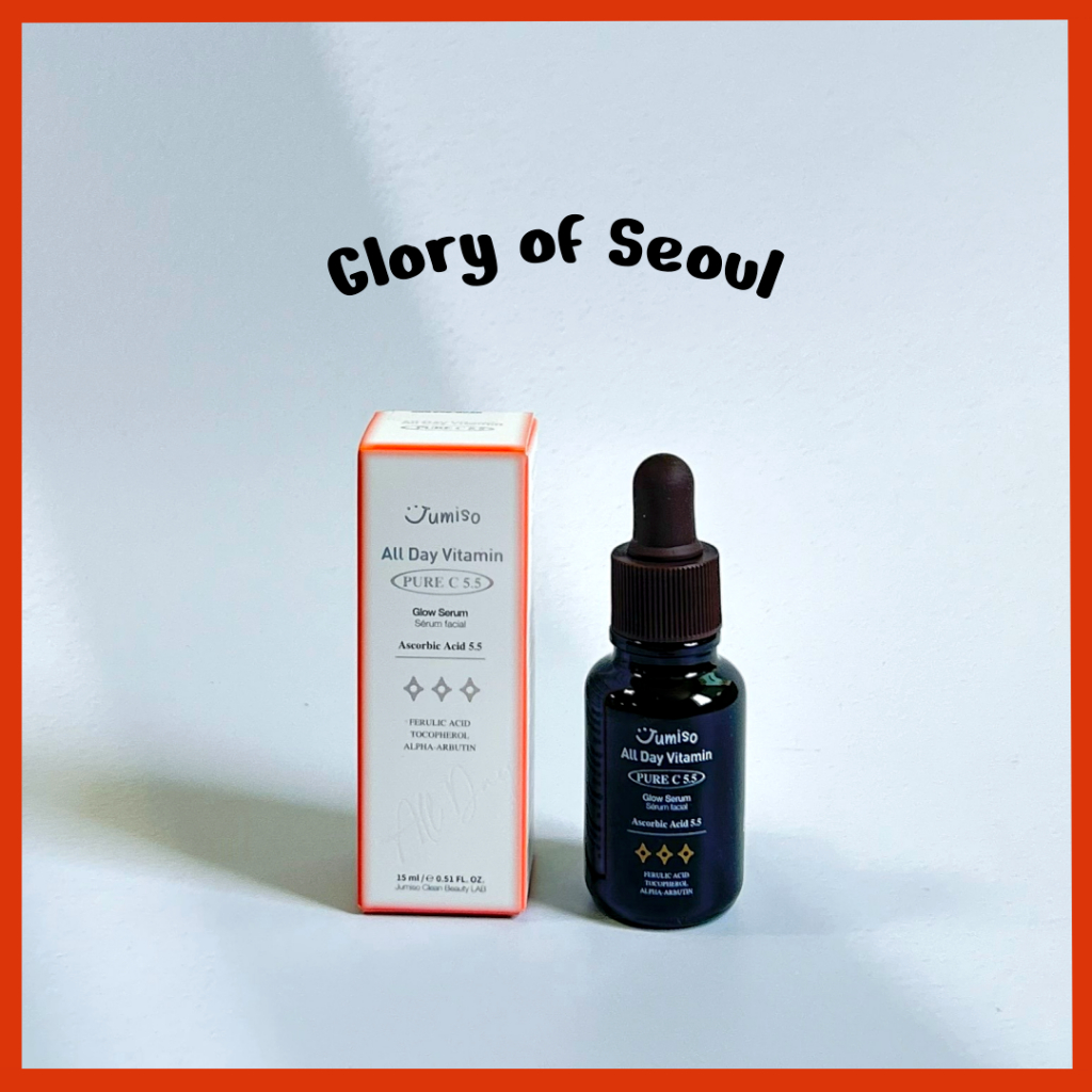 [Mini] Jumiso All Day Pure C 5.5 Glow Serum 15ml | Chiết xuất trái cây Aronia | Vitamin C nguyên chấ