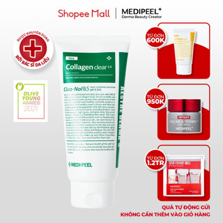 Sữa rửa mặt dành cho da dầu mụn MEDIPEEL Cica B5 Collagen Green Cica 300ml