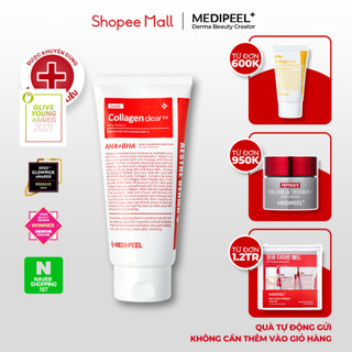 Sữa Rửa Mặt MEDIPEEL Red Lacto Collagen thu nhỏ lỗ chân lông 2.0 300ml