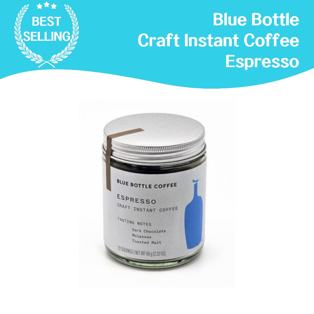 Cà phê Espresso hòa tan Blue Bottle Craft 66g Cà phê dễ dàng, Hương vị phong phú, Cà phê chất lượng 
