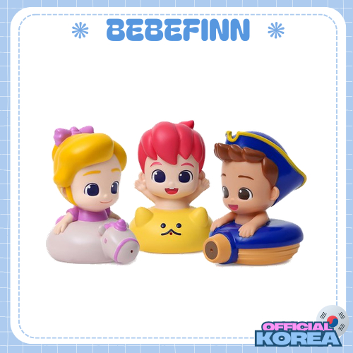 Bộ đồ chơi tắm súng nước Pinkfong Bebefinn (3 gói)