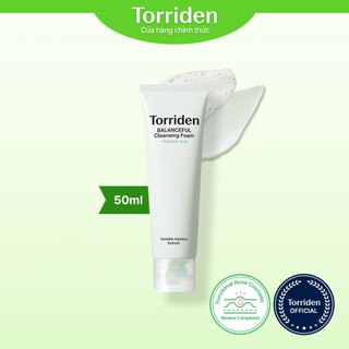  Sữa rửa mặt tạo bọt BALANCEFUL Cica cho da MỤN, da nhạy cảm, làm sạc sâu lỗ chân lông, 50ml